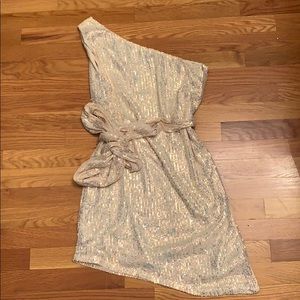 Off the shoulder sequin dress never worn!